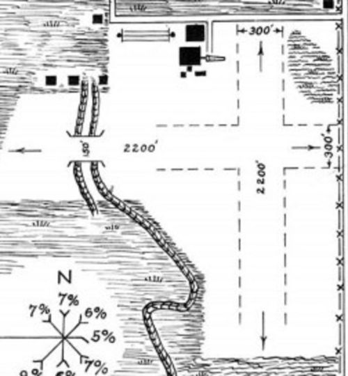 Reno Air Mail Field as it may have looked Sept 19 1927 x3